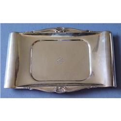 Large 19c  Continental Silver Serving Tray #2235008