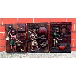 Masson Bricklayer Baker Blacksmith Art Carving #2235018