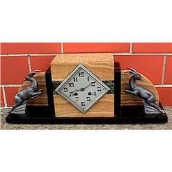 Mantle CLOCK Deco Aries RAM Charming Marble #2235020