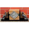 Image 1 : Mantle CLOCK Deco Aries RAM Charming Marble #2235020