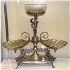 Image 1 : 19c Victorian Silver pl. Figural Centerpiece  #2235026