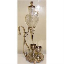 Etched Glass Austrian Oberglas Wine Cooler #2235027