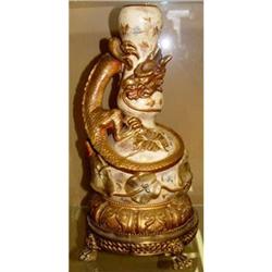RSTK Austrian Amphora Dragon Vase Circa 1885 #2235036