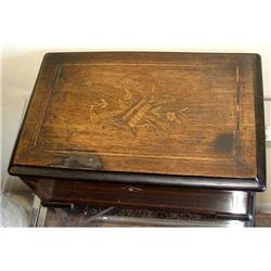 19c Inlaid Swiss Music Box 6 Aires Circa 1880  #2235037