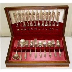 Heirloom Sterling Silver Flatware Service 12 #2235042