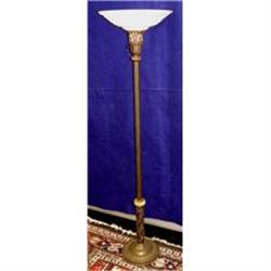 American Art Nouveau Flower Form Floor Lamp #2235043
