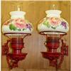 Image 1 : Red Swing Arm Wall Sconces Gas Lamp Fixture #2235050