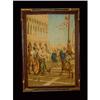 Image 1 : Islamic Market Scene Canvas Oil Print Painting #2235061