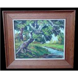 California valley landscape oil Painting Woods #2235068