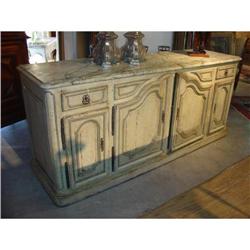 Louis XIV Style Painted Enfilade with Faux #2235151