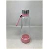 Image 1 : 20oz Glass Bottle With Silicone