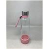 Image 1 : 20oz Glass Bottle With Silicone