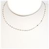 Image 1 : 18K Rose Gold Rose Gold Chain Necklace (~Size 0) (~length 16 inches) (~weight 0.78g), Made in Canada