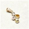 Image 3 : 14K Yellow Gold Diamond (0.62Ct, I1, Rare Fancy Color ) Diamonds (0.05Ct, I2 , G) Yellow, Pink And B