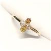 Image 2 : 10K Yellow Gold Total Diamond (Rare Fancy Color(0.38ct) Diamond (0.18Ct, Si-1, Yellow) Diamond (0.2C