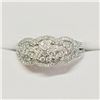 Image 1 : 10K White Gold Total Diamond (0.5Ct) Diamonds (0.2Ct, Si-2, F-G) 2Nd Diamonds (0.3Ct, I-1, F-G) Ring