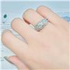 Image 4 : 10K White Gold Total Diamond (0.5Ct) Diamonds (0.2Ct, Si-2, F-G) 2Nd Diamonds (0.3Ct, I-1, F-G) Ring
