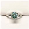 Image 1 : 10K White Gold Moissanites(1.05ct) Ring (~Size 6)(Ring is resizable for $40) (~length 0 inches) (~we