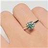Image 4 : 10K White Gold Moissanites(1.05ct) Ring (~Size 6)(Ring is resizable for $40) (~length 0 inches) (~we