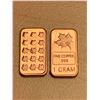 Image 2 : 1 Gram .999 Fine Copper Wafer Lot of 2