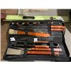 Image 1 : Wooden Handle Grill Tool Set