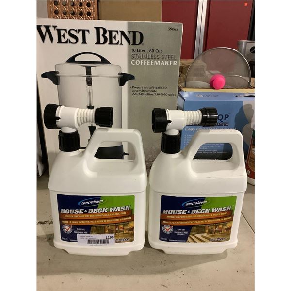 Concrobium House & Deck Wash 2L Lot of 2