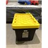 Image 1 : Strong Box Storage Bin w/ Lid (29in x 20in x 15.5in)