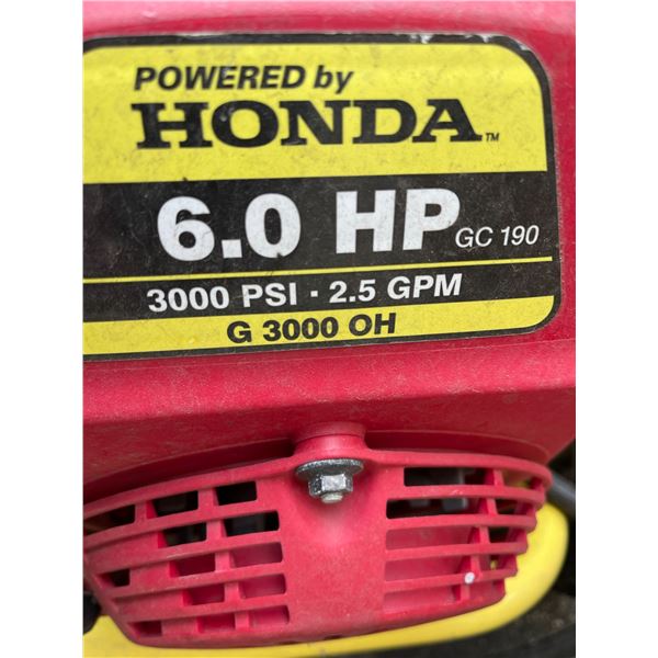 Honda 3000 PSI Pressure Washer G 3000 0H