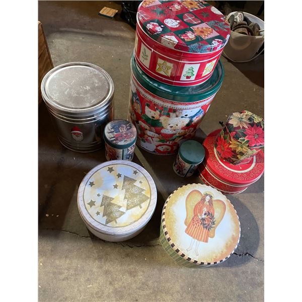 Christmas Cookie Tins
