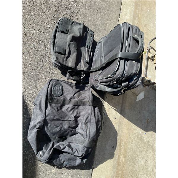 3 Travel Bags - 1 Harley Davidson