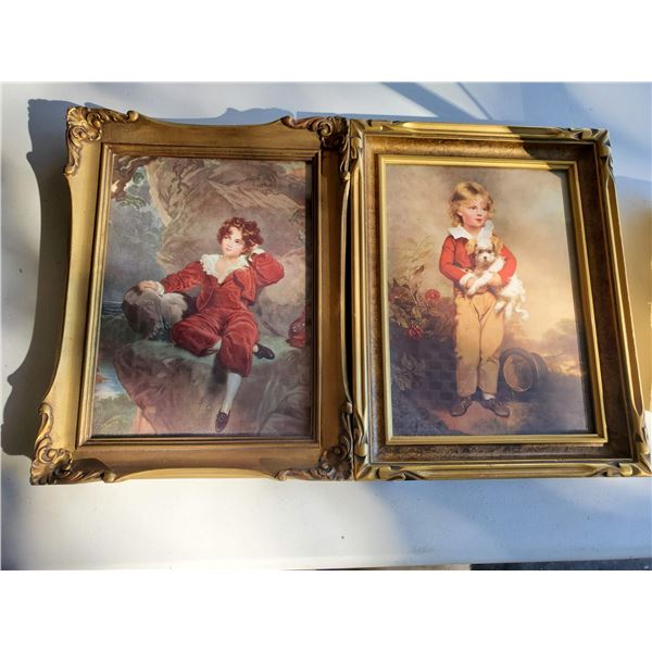Framed Child Paintings