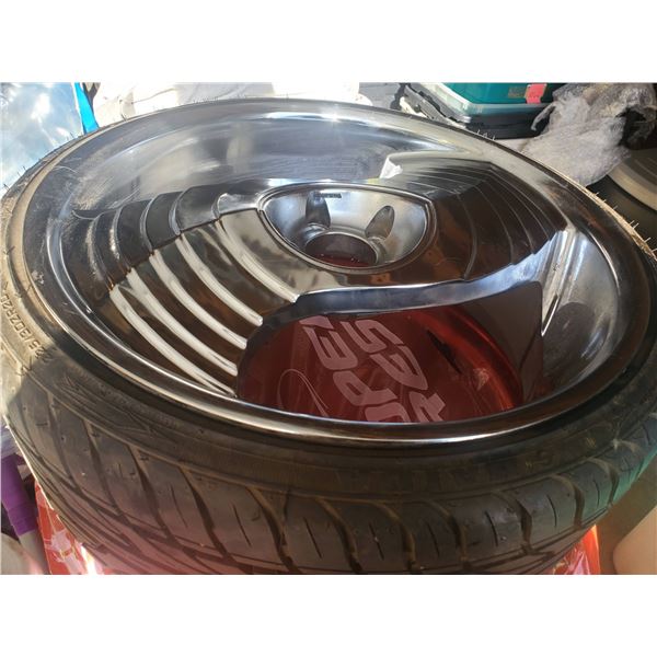 Greed Deuce Chrome Mags Slim Line Racing Haida Tires