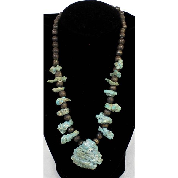 Turquoise Nugget Necklace