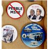 Image 8 : Collection of 30 Plus Political Buttons