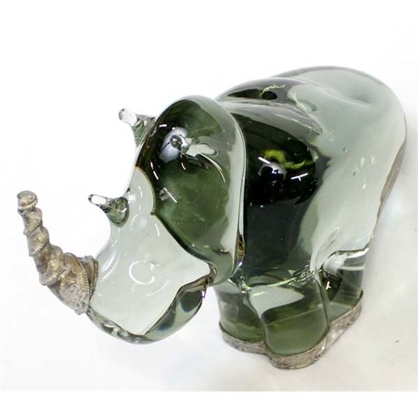 Beautiful Glass Rhinoceros