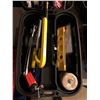 Image 2 : Two plastic storage containers w/ assortment of hand tools