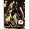 Image 1 : Two plastic storage containers w/ assortment of hand tools