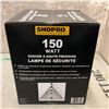 Image 2 : Three boxes of assorted string lights w/ metal cages & high pressure sodium security light