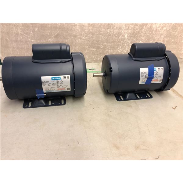 Set of 2 Leeson electric motors