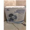 Image 2 : Set of 2 16in oscillating wall mount fans & one Honeywell industrial heater