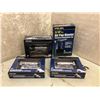 Image 1 : Set of 4 ROK tools - 2 air angle die grinder 1/4in/ air cut off tool 3in & air pop riveter 3/16in