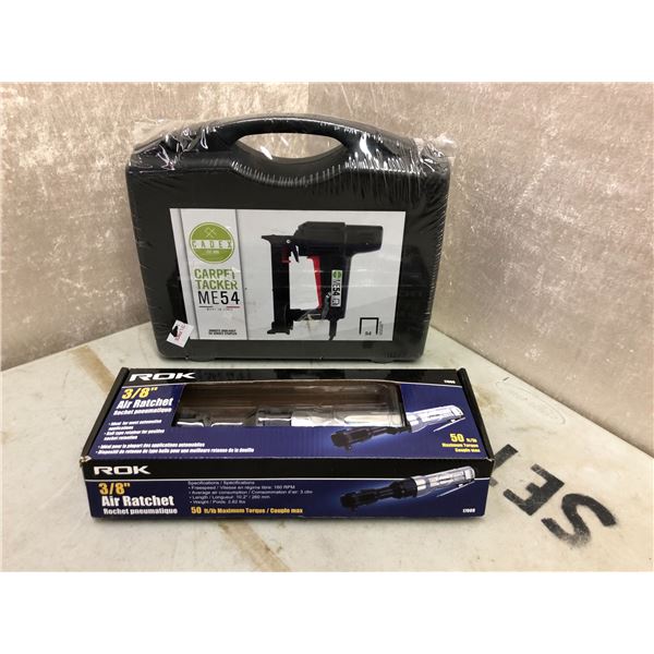 Cadex carpet tacker ME54 & ROK air ratchet 3/8in