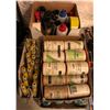 Image 1 : Assorted cotton twines/ builder's line reels & lumber crane holders