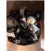 Image 1 : Box of approx. 50 "new" assorted heavy duty castors