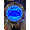 Image 1 : Ford Motors Sales-Service Parts-Accessories chrome & blue neon clock