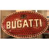 Image 1 : Faux ceramic mosaque Bugatti sports car wall art hanging - approx. 28in across x 17in wide