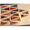 Image 2 : Assortment of 18 NBA NFL MLB Mini Banners 4x9" Each