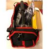 Image 2 : NEW ROK tool tote filled w/ assorted NEW items - wire brush set/ surface sanding kit/ drill set/ pol