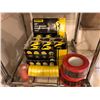 Image 2 : Two boxes of NEW 25ft Shopro Professional tape measures & 5 assorted rolls of flagging/ marking tape