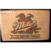 Image 1 : Faux ceramic tile mosaic Miller Brewing Company wall art hanging - approx. 31in x 20in